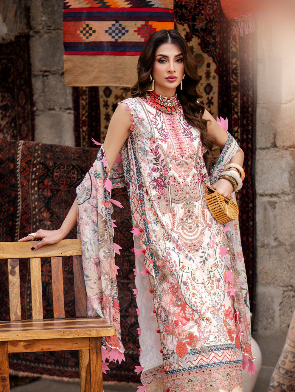 Jade Bliss Lawn 2026 || 26-BL-20870 Aangan | the Essence of Lawn & Chiffon