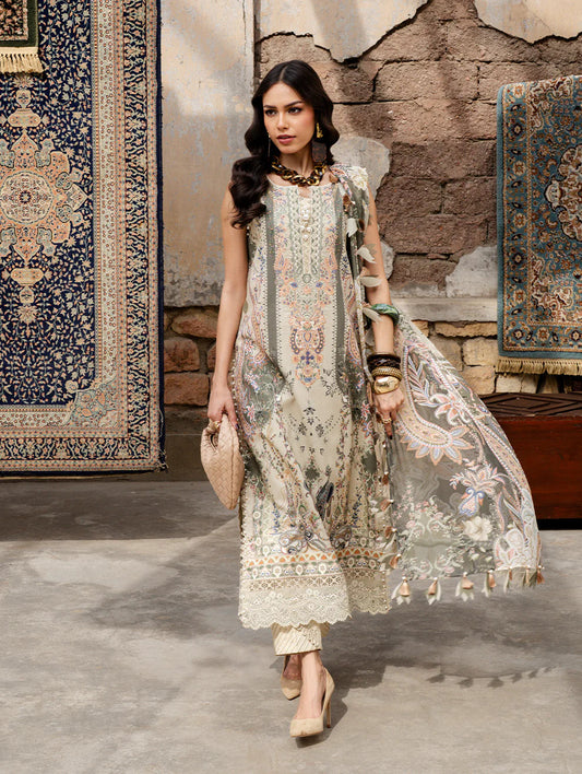 Jade Bliss Lawn 2026 || 26-BL-20872 Aangan | the Essence of Lawn & Chiffon