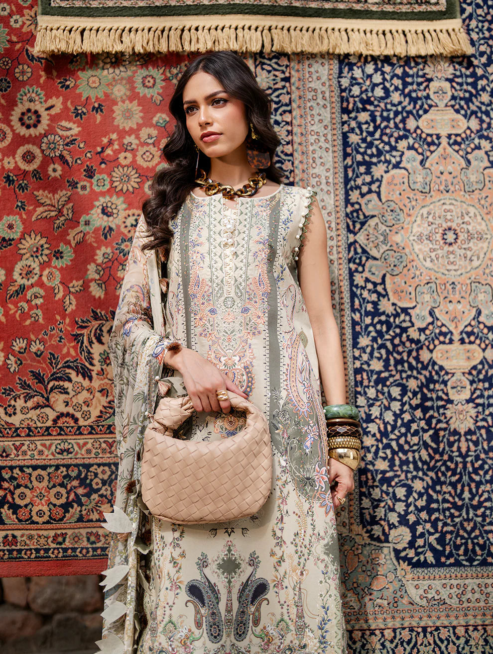 Jade Bliss Lawn 2026 || 26-BL-20872 Aangan | the Essence of Lawn & Chiffon