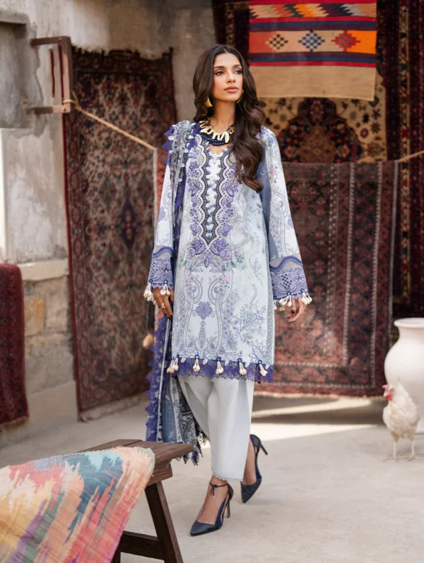Jade Bliss Lawn 2026 || 26-BL-20869 Aangan the essence of lawn & chiffon