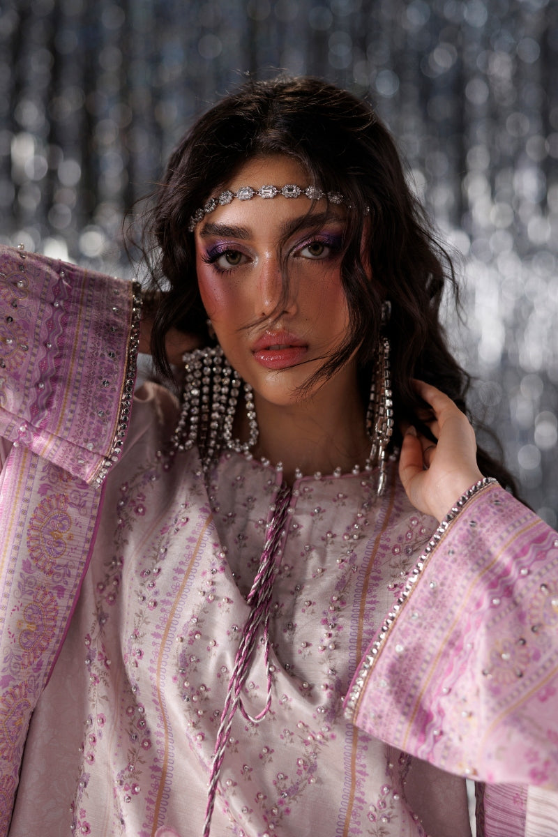 Rang Rasiya Luxe Silk 2026 Cherie Blush Pink Raw Silk Detail