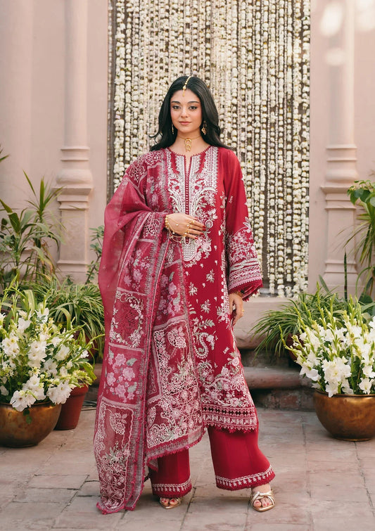 KAHF LUXURY LAWN 2026=1B Aangan | the Essence of Lawn & Chiffon