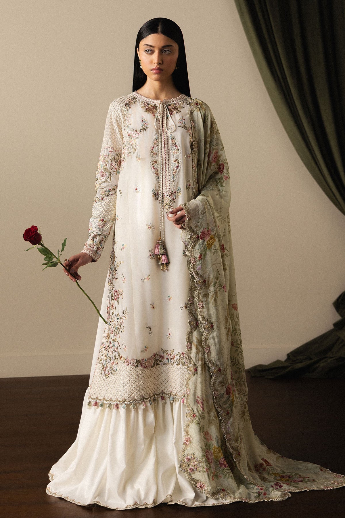 Zara Shahjahan Luxury Summer Lawn | Satori 2026-d5 Aangan | the Essence of Lawn & Chiffon