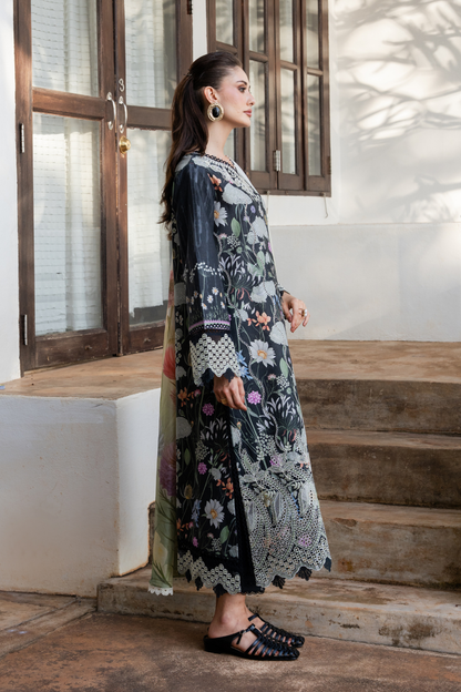 Aabyan Shezlin Chikankari Edit '26=lareen Aangan the essence of lawn & chiffon
