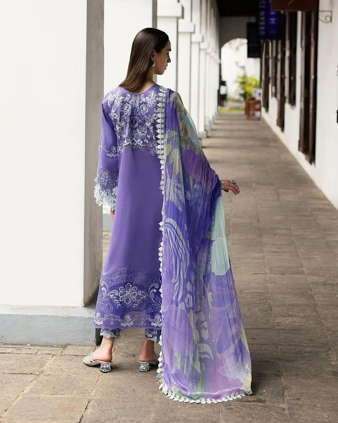 Mushq Manaram Luxury Lawn ’25 Aangan.the essence of lawn & chiffon