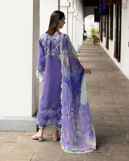 Mushq Manaram Luxury Lawn ’25 Aangan.the essence of lawn & chiffon