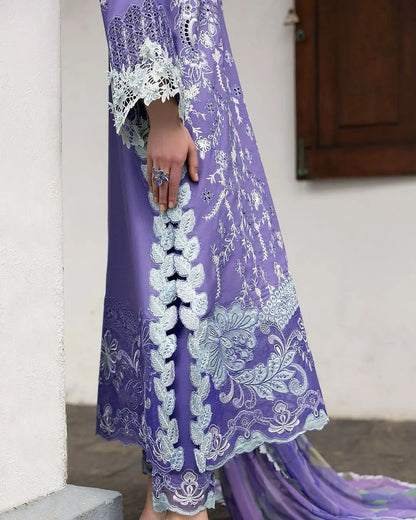 Mushq Manaram Luxury Lawn ’25 Aangan.the essence of lawn & chiffon