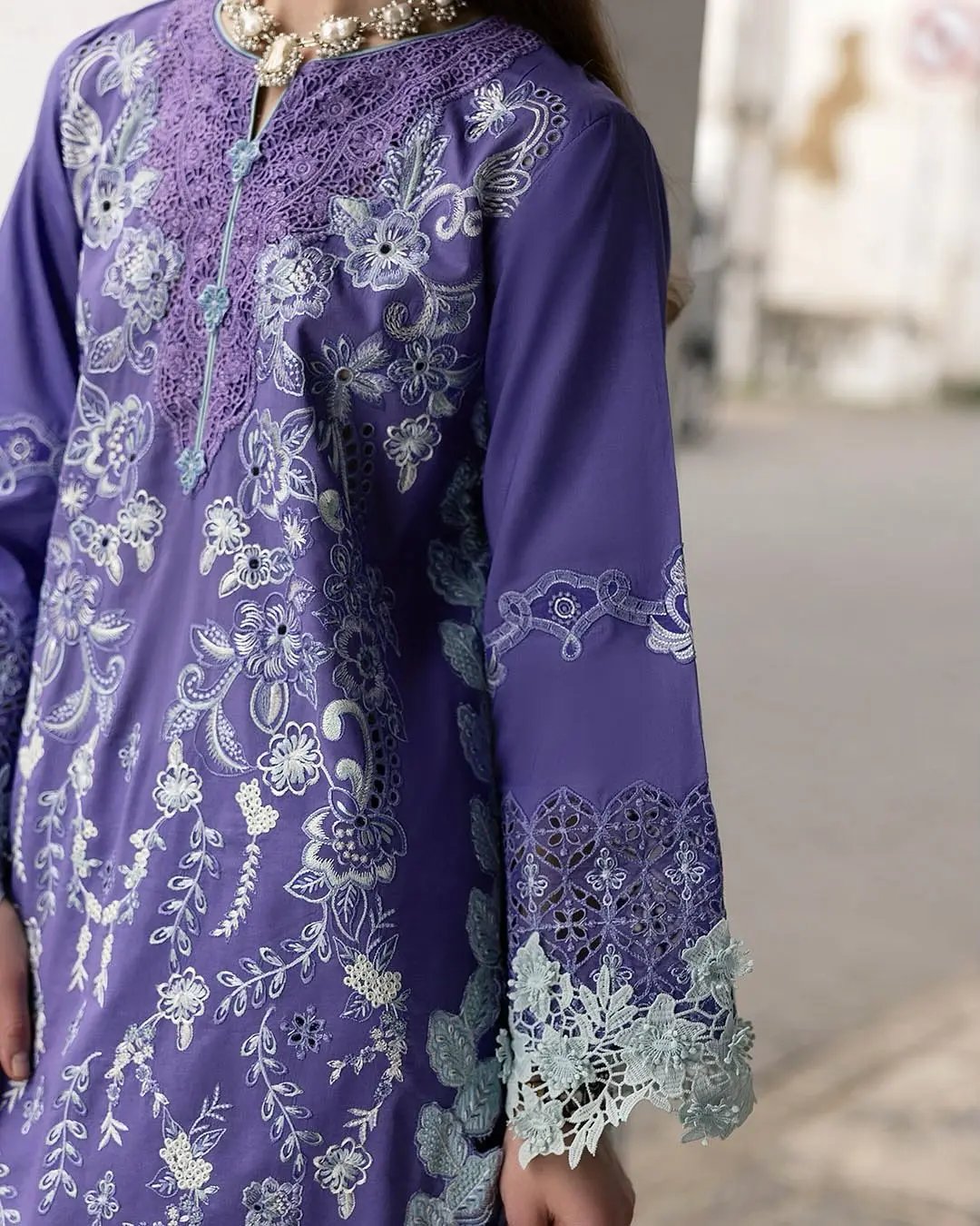 Mushq Manaram Luxury Lawn ’25 Aangan.the essence of lawn & chiffon