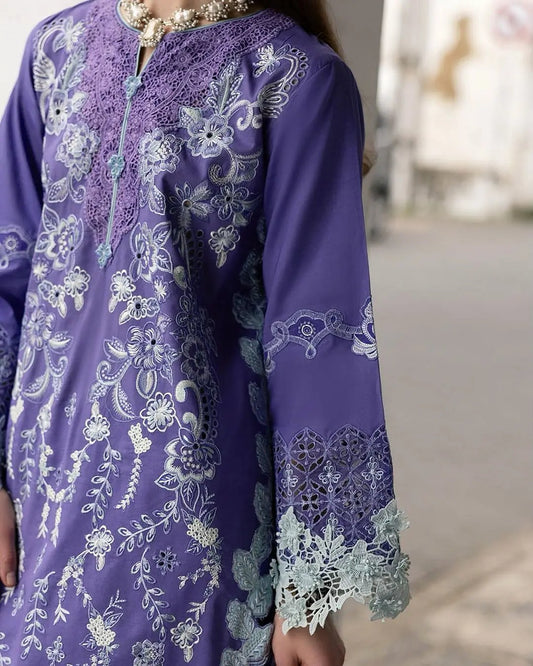 Mushq Manaram Luxury Lawn ’25 Aangan.the essence of lawn & chiffon