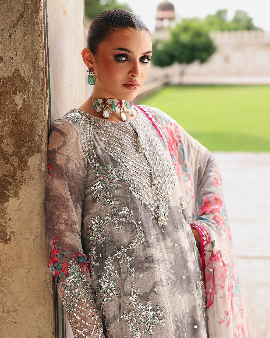 chiffon party wear collection in hyderabad
