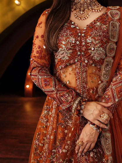 NUREH JHUMRO FESTIVE COLLECTION Aangan.the essence of lawn & chiffon