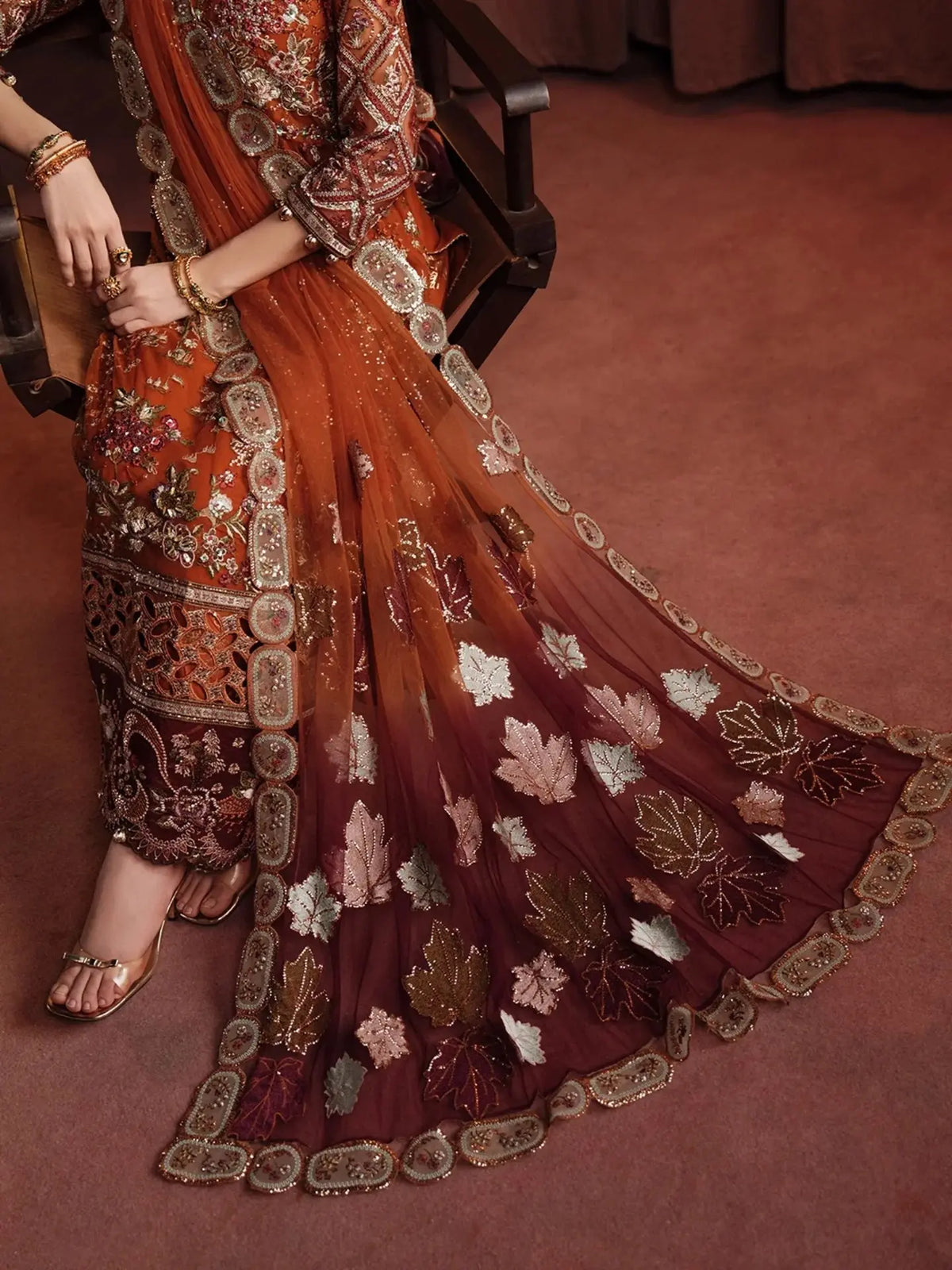 NUREH JHUMRO FESTIVE COLLECTION Aangan.the essence of lawn & chiffon