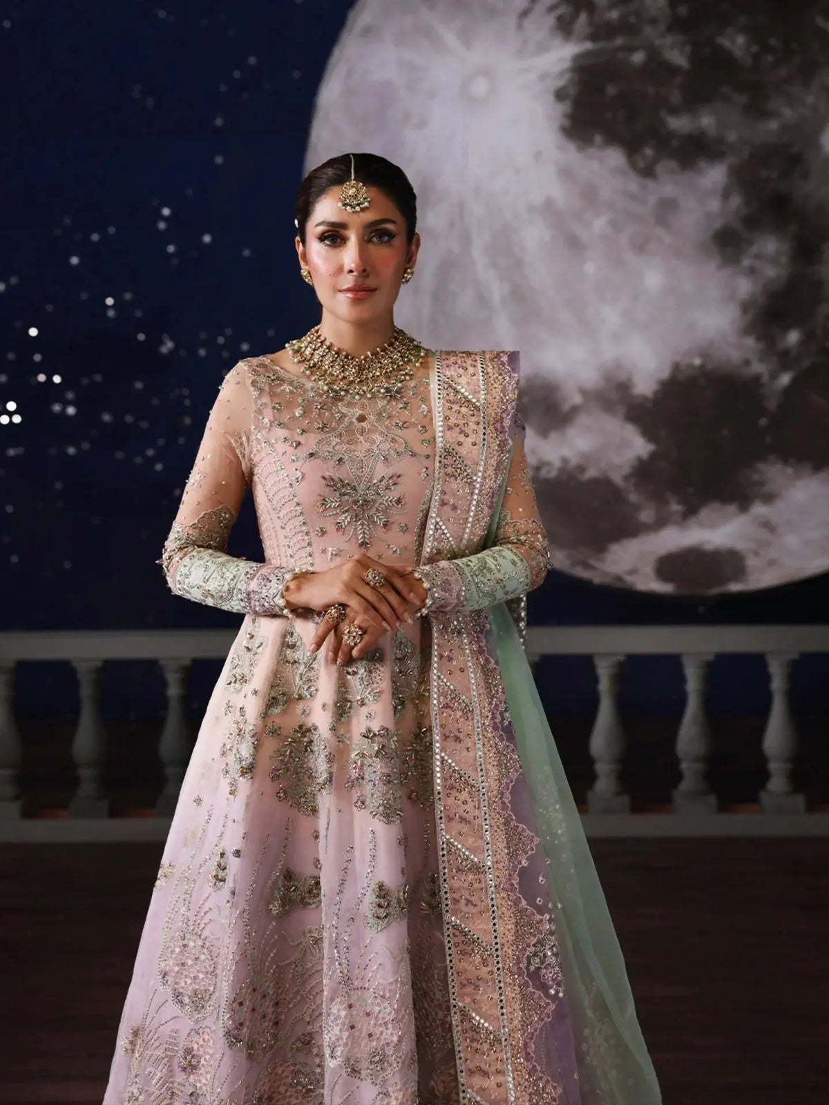 NUREH JHUMRO FESTIVE COLLECTION Aangan.the essence of lawn & chiffon