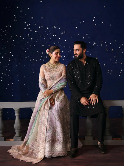 NUREH JHUMRO FESTIVE COLLECTION Aangan.the essence of lawn & chiffon