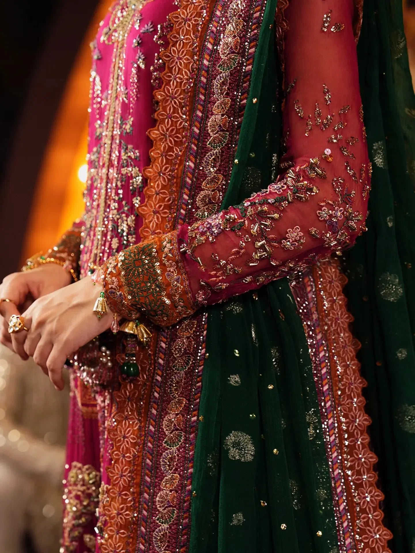 NUREH JHUMRO FESTIVE COLLECTION Aangan.the essence of lawn & chiffon