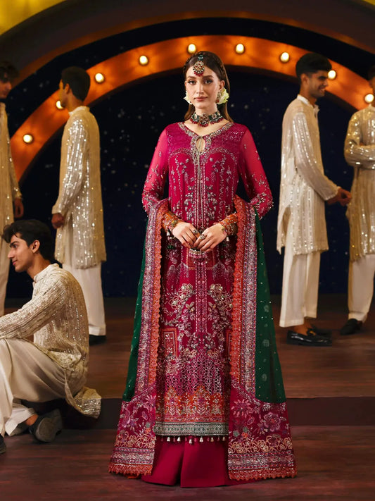 NUREH JHUMRO FESTIVE COLLECTION Aangan.the essence of lawn & chiffon