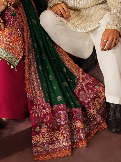 NUREH JHUMRO FESTIVE COLLECTION Aangan.the essence of lawn & chiffon