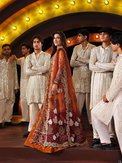 NUREH JHUMRO FESTIVE COLLECTION Aangan.the essence of lawn & chiffon