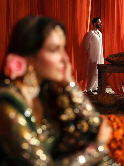NUREH JHUMRO FESTIVE COLLECTION Aangan.the essence of lawn & chiffon