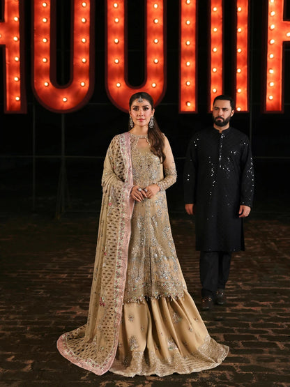 NUREH JHUMRO FESTIVE COLLECTION Aangan.the essence of lawn & chiffon