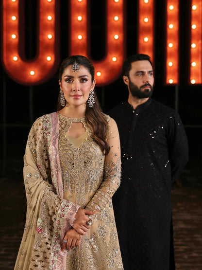 NUREH JHUMRO FESTIVE COLLECTION Aangan.the essence of lawn & chiffon
