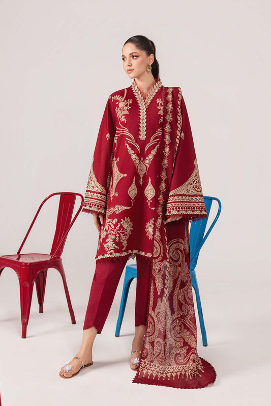 MARIA.B M.BASIC LAWN 202=3A Aangan the essence of lawn & chiffon