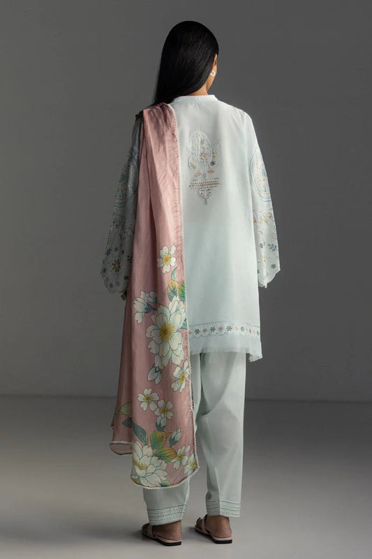 Coco Lawn By Zara Shahjhan 2026=7b Aangan the essence of lawn & chiffon