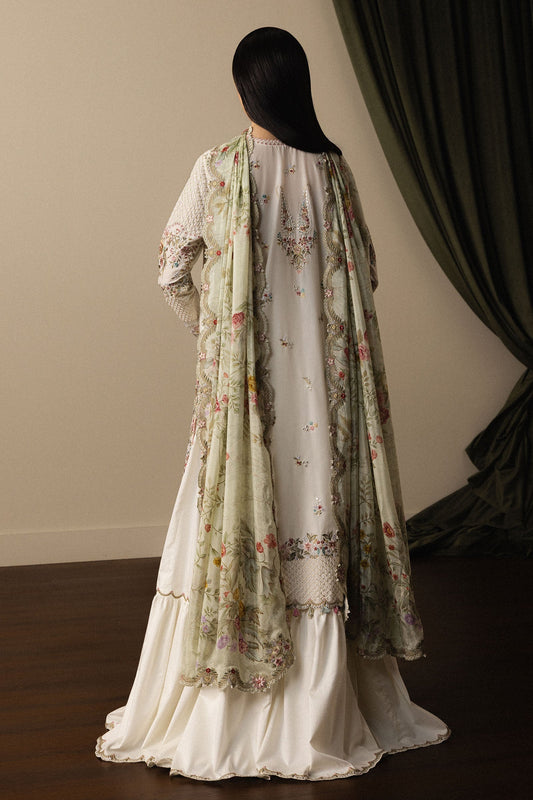 Zara Shahjahan Luxury Summer Lawn | Satori 2026-d5 Aangan | the Essence of Lawn & Chiffon