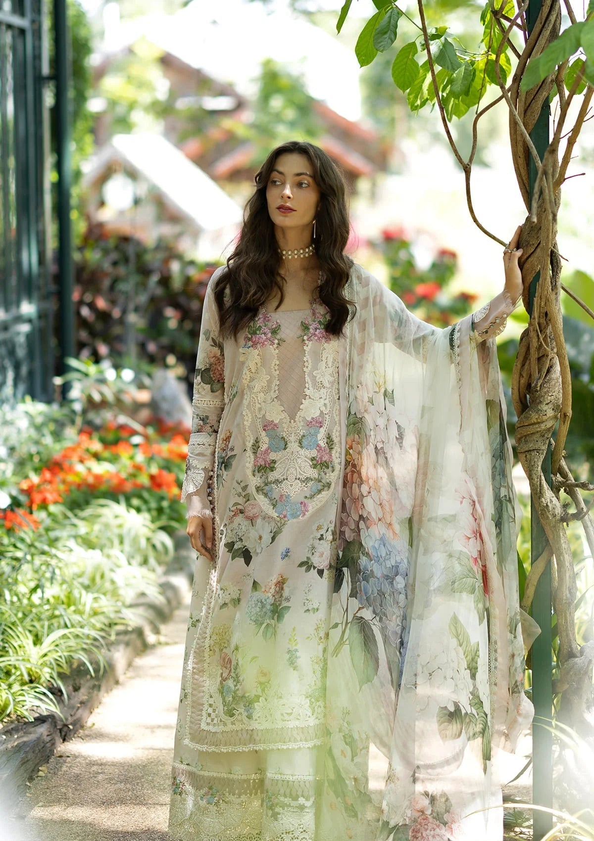 ELAF SIGNATURE LAWN=2026=4a Aangan | the Essence of Lawn & Chiffon