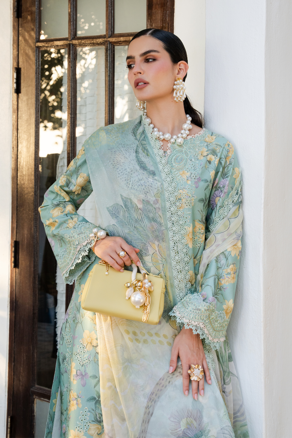 Aabyan Shezlin Chikankari Edit '26=tivara Aangan the essence of lawn & chiffon