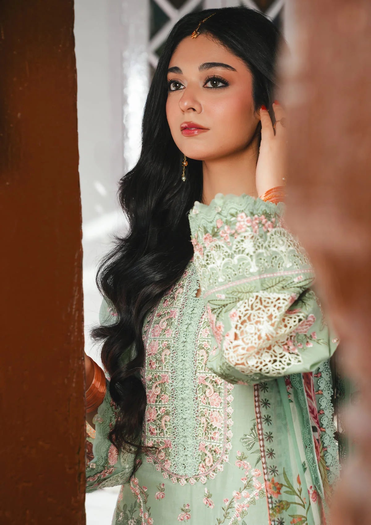 KAHF LUXURY LAWN 2026 =4B Aangan | the Essence of Lawn & Chiffon
