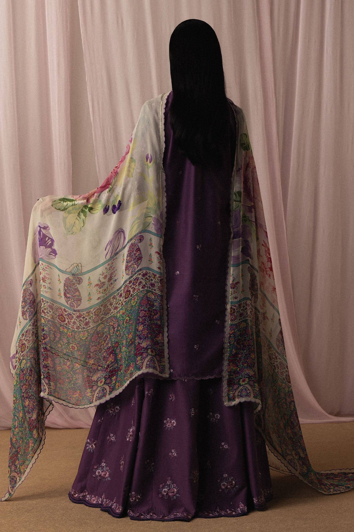 Zara Shahjahan Luxury Summer Lawn | Satori 2026-d2 Aangan | the Essence of Lawn & Chiffon