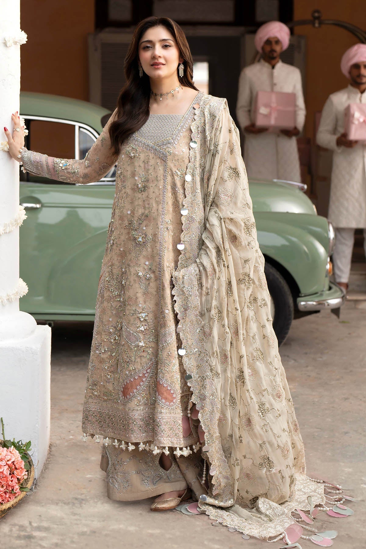 Nureh NL-96 Izel unstitched Pakistani suit view 3