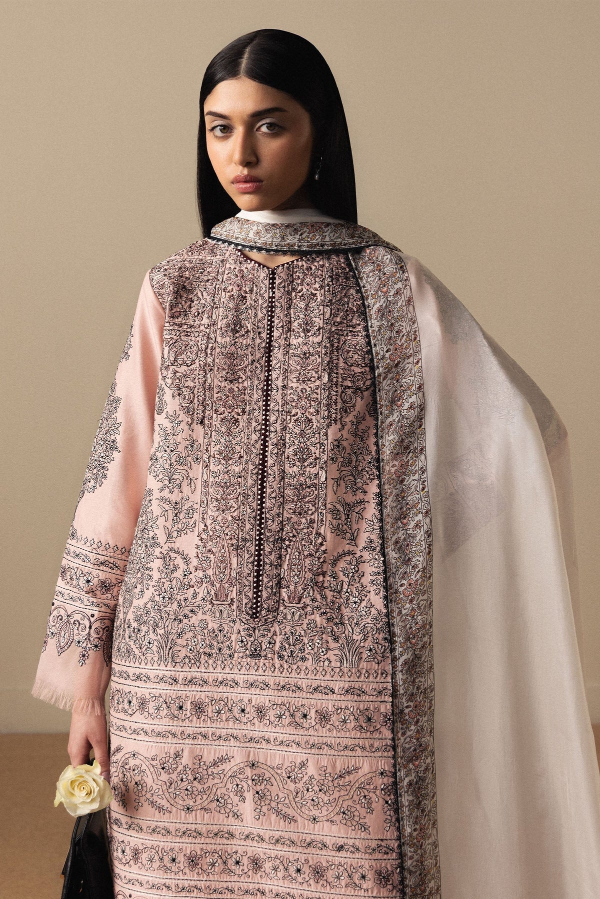 Zara Shahjahan Luxury Summer Lawn | Satori 2026-d11 Aangan | the Essence of Lawn & Chiffon