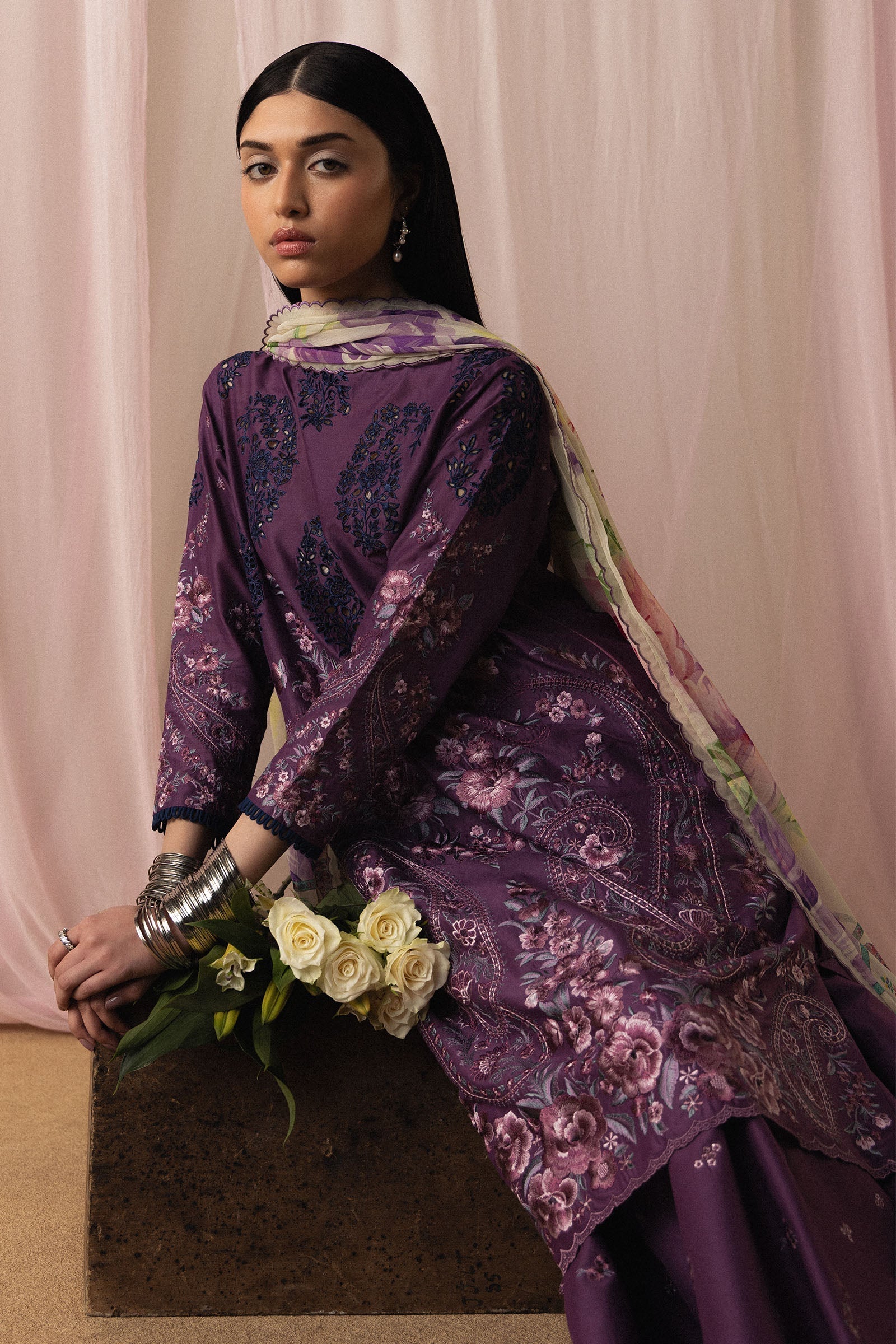 Zara Shahjahan Luxury Summer Lawn | Satori 2026-d2 Aangan | the Essence of Lawn & Chiffon