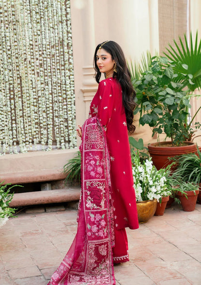 KAHF LUXURY LAWN 2026=1B Aangan | the Essence of Lawn & Chiffon