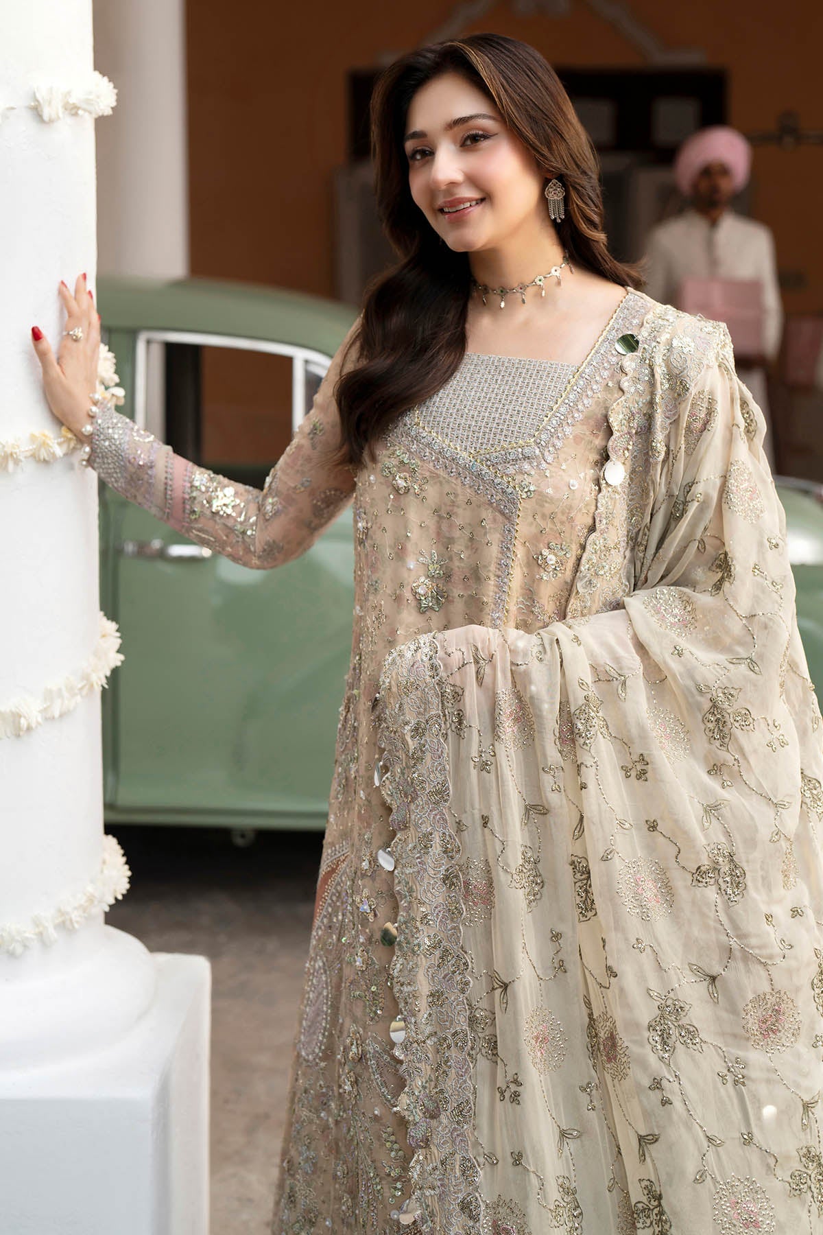 Nureh NL-96 Izel unstitched Pakistani suit view 4