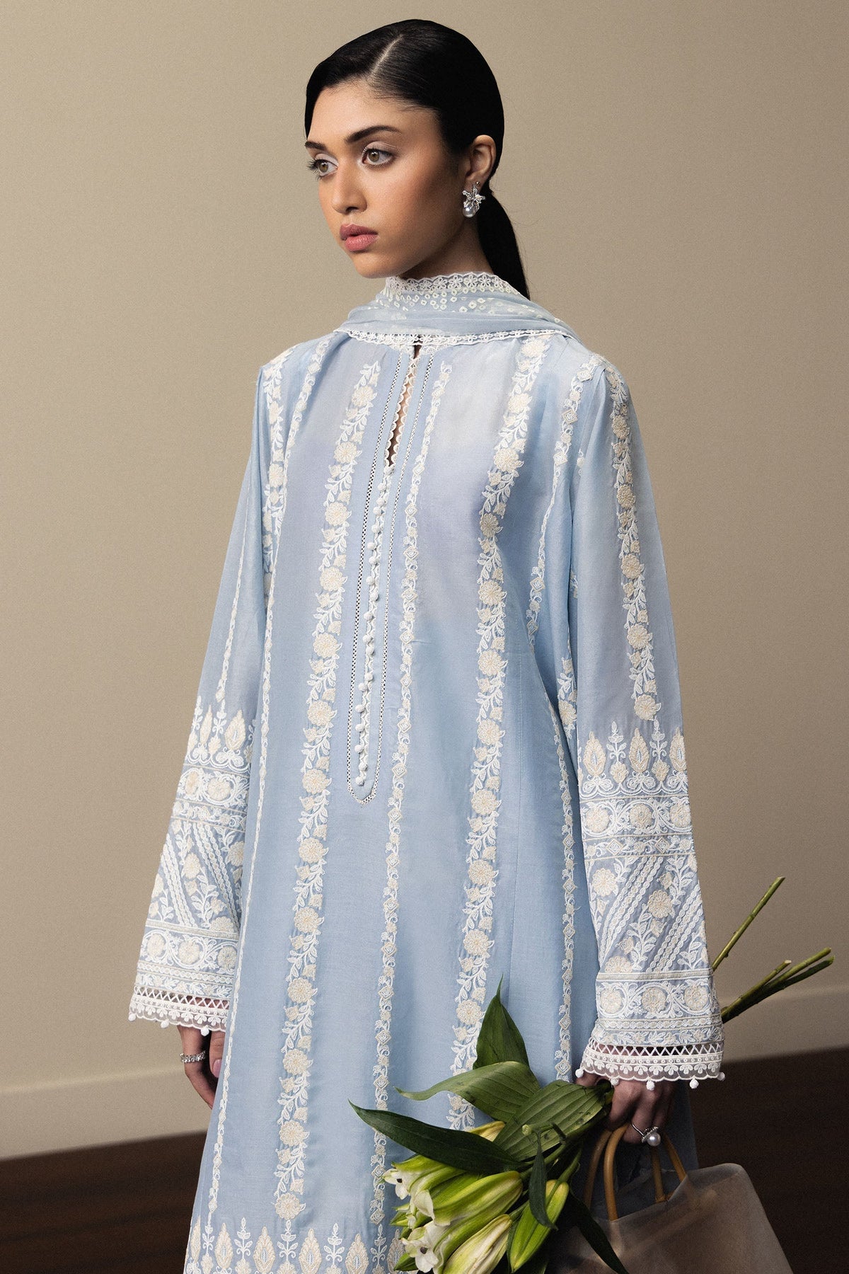 Zara Shahjahan Luxury Summer Lawn | Satori 2026-d1 Aangan | the Essence of Lawn & Chiffon