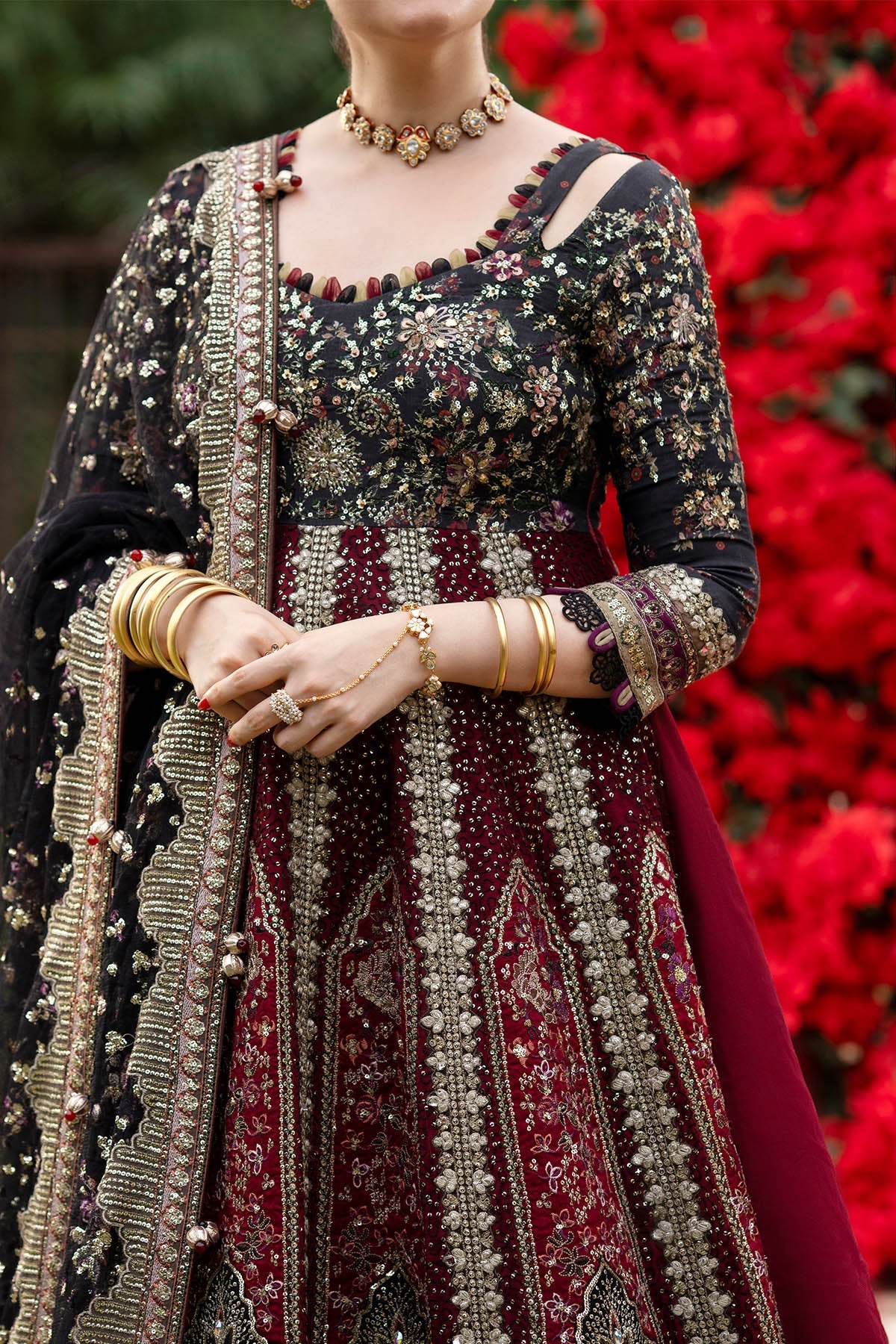 Nureh NL-95 Emara unstitched Pakistani suit view 4