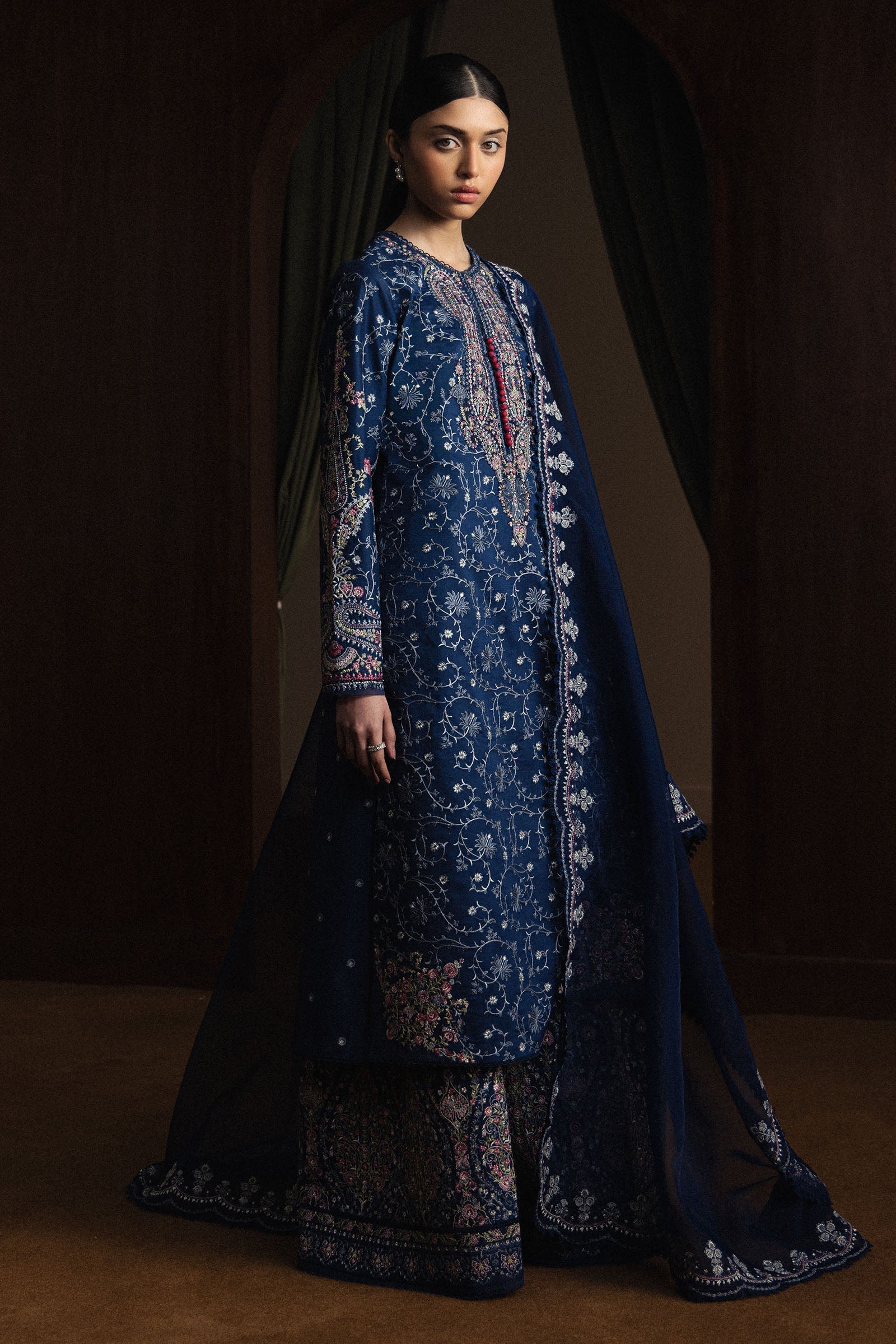 Zara Shahjahan Luxury Summer Lawn | Satori 2026-d9 Aangan | the Essence of Lawn & Chiffon