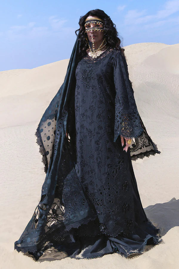 Nureh Aman Lawn 2026=Zahara NE-233 Aangan the essence of lawn & chiffon