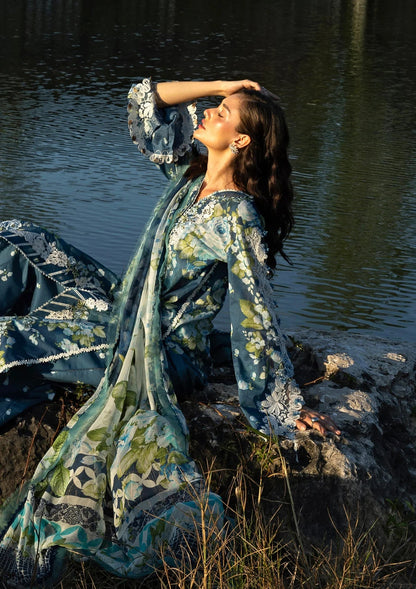 ELAF SIGNATURE LAWN=2026=7b Aangan | the Essence of Lawn & Chiffon