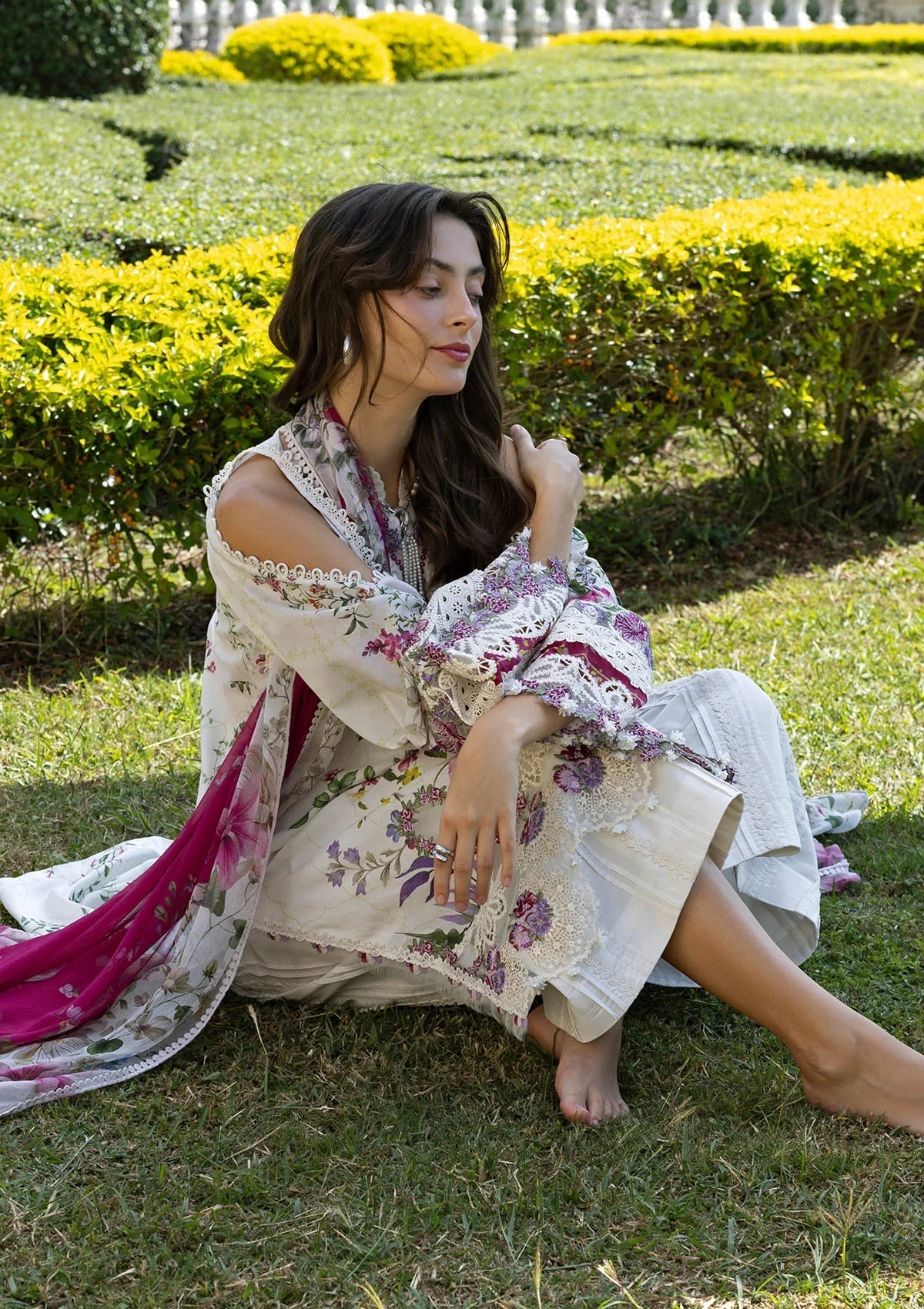 ELAF SIGNATURE LAWN=2026=1a Aangan | the Essence of Lawn & Chiffon