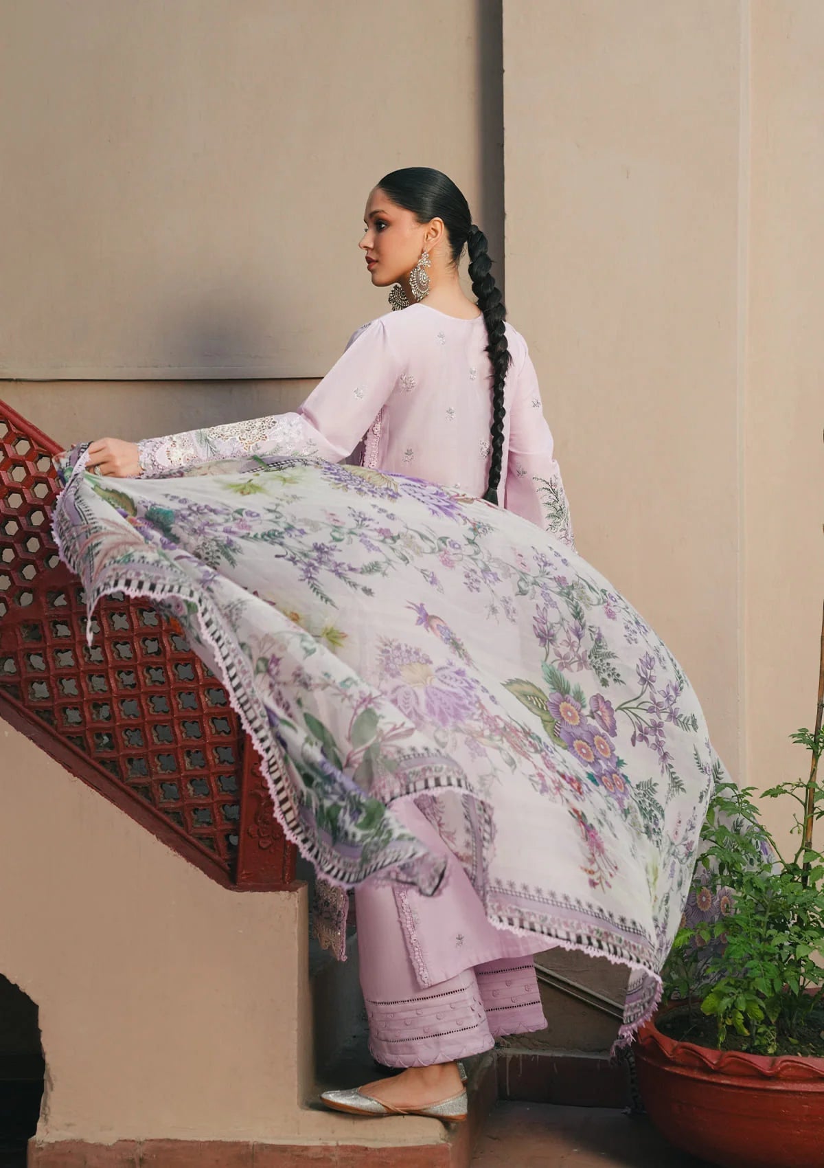 KAHF LUXURY LAWN 2026=4A Aangan | the Essence of Lawn & Chiffon