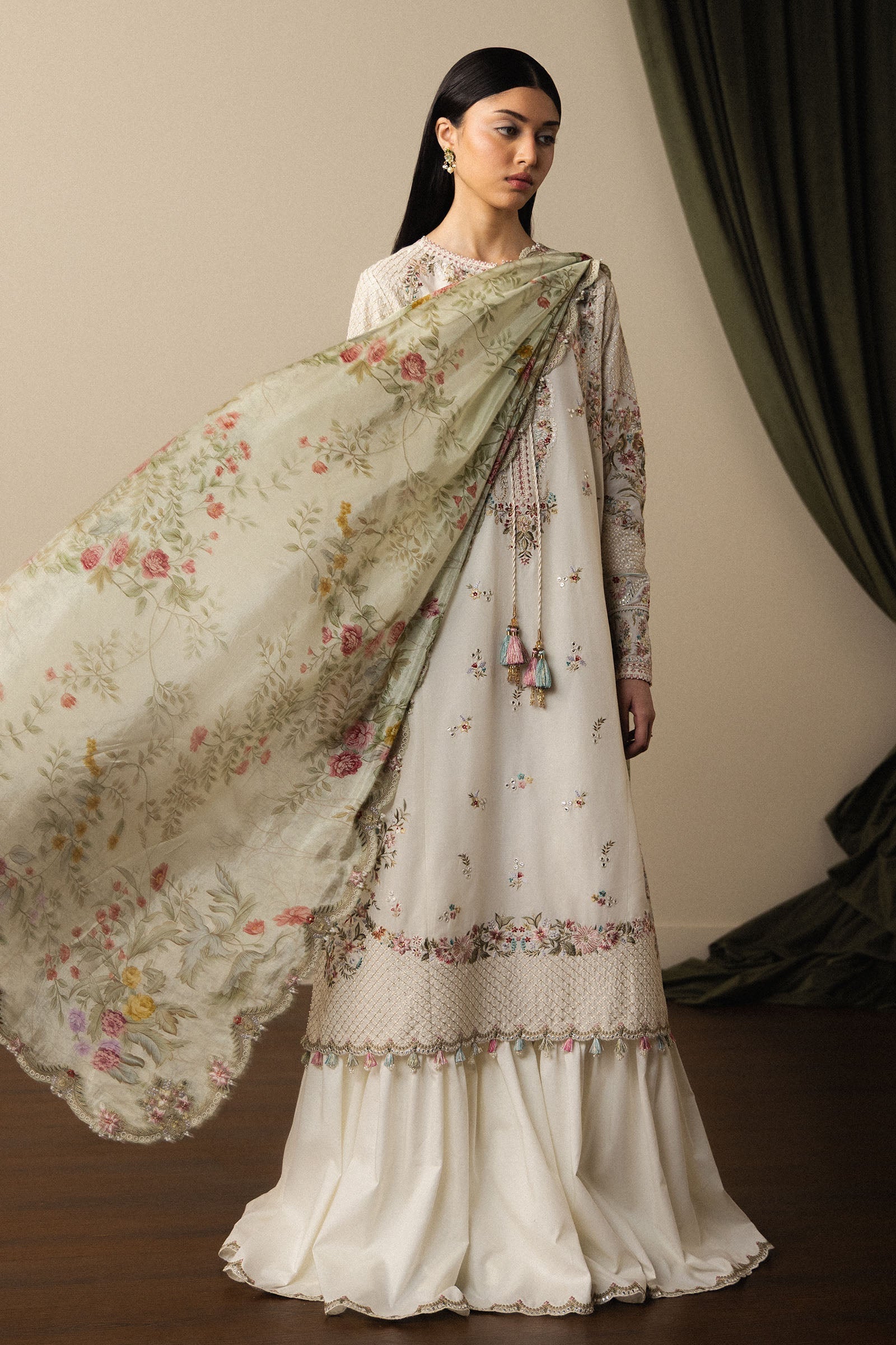 Zara Shahjahan Luxury Summer Lawn | Satori 2026-d5 Aangan | the Essence of Lawn & Chiffon