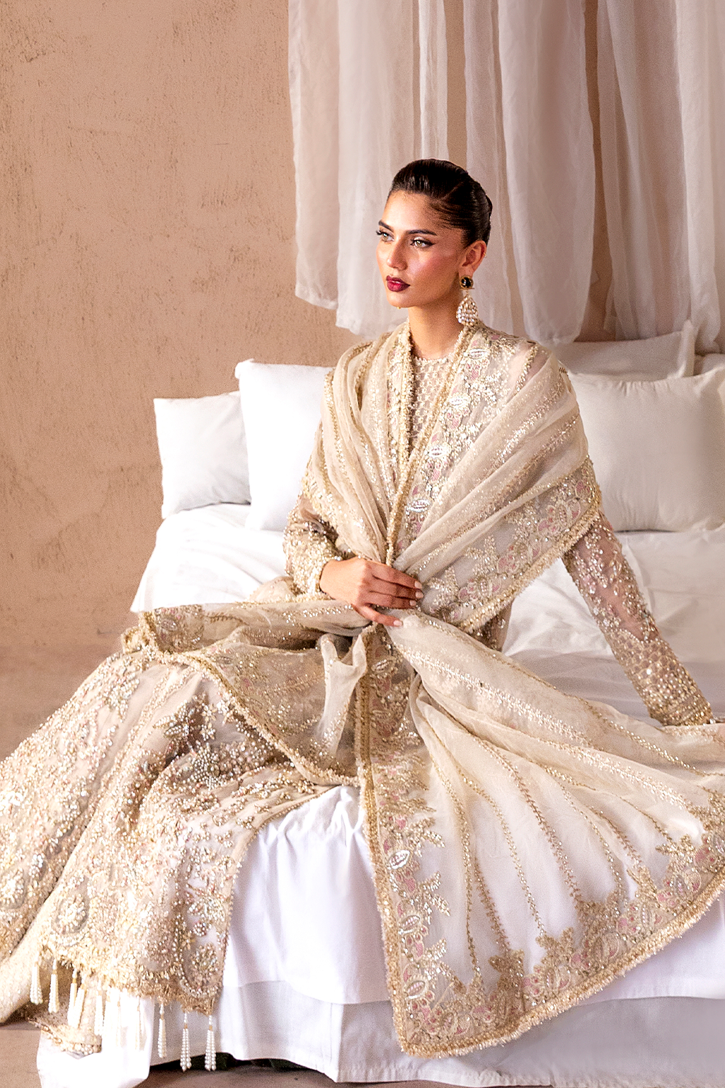 Eman Adeel Clay & Couture-MALENA Aangan the essence of lawn & chiffon