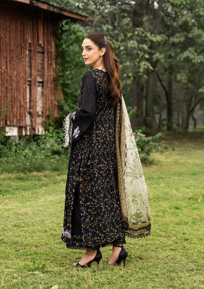 Elaf Chikankari Prints Lawn 2026=ERC--4A KOYAL Aangan the essence of lawn & chiffon