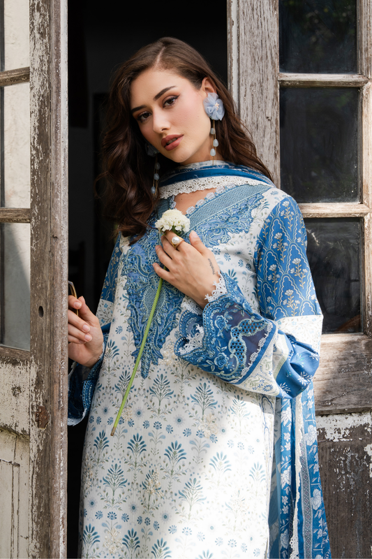 Aabyan Shezlin Chikankari Edit '26=evara Aangan the essence of lawn & chiffon