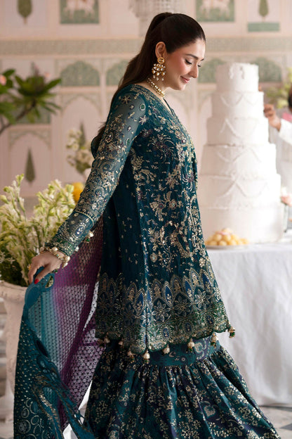 Nureh NL-94 Amania unstitched Pakistani suit view 4