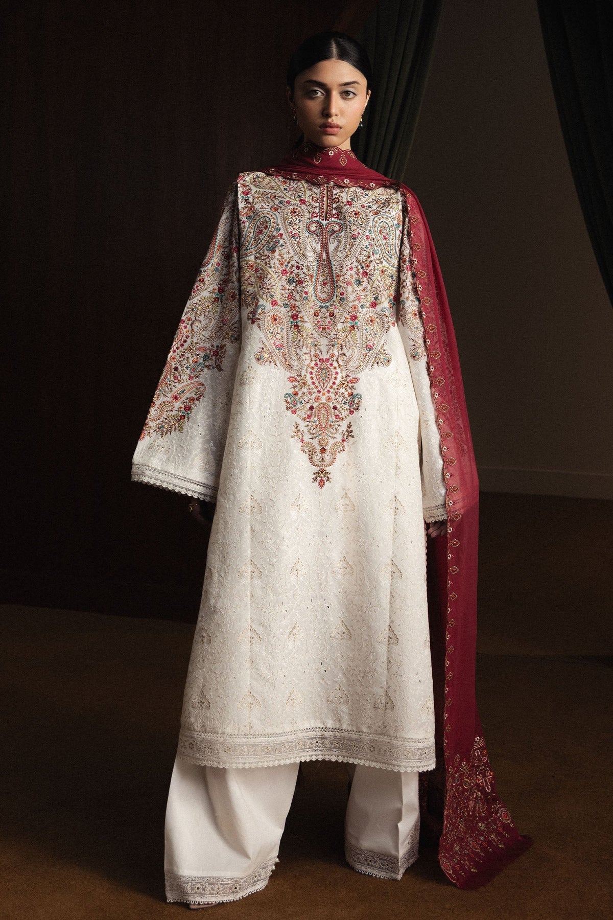 Zara Shahjahan Luxury Summer Lawn | Satori 2026-d7 Aangan | the Essence of Lawn & Chiffon